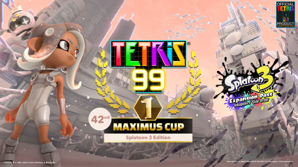 Maximus Cup 42 Brings Splatoon 3 to Tetris 99